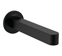 hansgrohe bec de baignoire 76410670 fixation murale, saillie 174mm, noir mat
