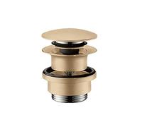 Hansgrohe - Garniture de vidage Push-Open pour mitigeur de lavabo et de bidet, bronze brossé 50100140
