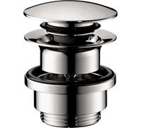 Hansgrohe Bonde pour lavabo et bidet 50100000 Push-Open chromé avec trop-plein