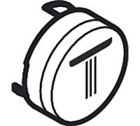 hansgrohe Bouton-poussoir ShowerSelect 92572610 pour thermostat UP, noir, bouton jet de hansgrohe petit