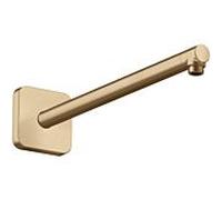 hansgrohe bras de douche 26967140 390mm, angulaire, bronze brossé