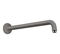 hansgrohe bras de hansgrohe 27413340 chrome noir brossé, 90 °, 389 mm