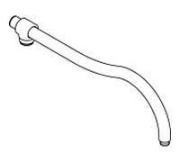 hansgrohe bras de hansgrohe coudé Axor Carlton 96747000 Showerpipe chromé
