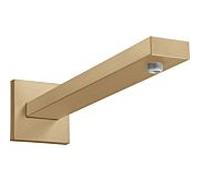 Hansgrohe bras mural Rainfinity 27694140 carré 389 mm bronze brossé