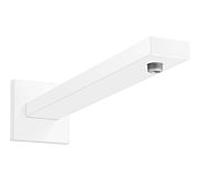 Bras de douche à main Karree 389 mm, 27694700, Couleur: blanc mat