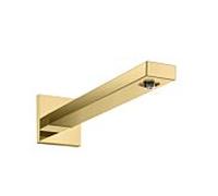 Bras de douche à main Karree 389 mm, 27694990, Couleur: Optique en or poli