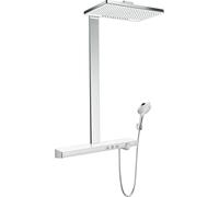 HANSGROHE Colonne de douche 460 2 jets avec mitigeur thermostatique blanc/chromé Rainmaker Select