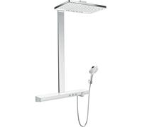 Hansgrohe Rainmaker Select ensemble de douche mural avec thermostat chrome-blanc 27109400