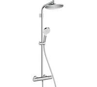 HANSGROHE Colonne de douche avec mitigeur thermostatique Tube de douche Crometta S 240 Varia