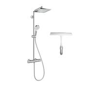 Hansgrohe Colonne de douche Crometta E 240 EcoSmart + cadeau gratuit raclette de douche (27281000-KLO)