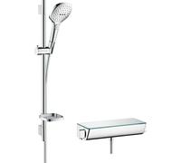 Hansgrohe Combiné de douche Raindance Select E 120 / Therm.DAP Ecostat Sel.U 650mm blanc / chrome
