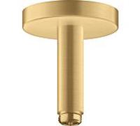hansgrohe AXOR ShowerSolutions Raccordement au plafond 100 mm, 26432250, Couleur: Optique or brossé
