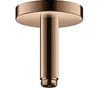 hansgrohe AXOR ShowerSolutions Raccordement au plafond 100 mm, 26432300, Couleur: Rouge poli or