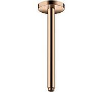 hansgrohe AXOR ShowerSolutions Raccordement au plafond 300 mm, 26433300, Couleur: Rouge poli or
