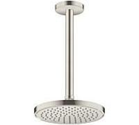 hansgrohe Connexion au plafond Axor 26433800 300mm, rond, optique inox