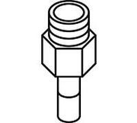 hansgrohe connexion hansgrohe mamelon extractible 97596000 Mélangeur évier Allegra