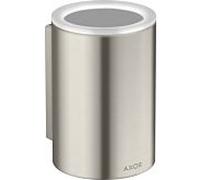 hansgrohe Coupe-dent Axor 42804800 d= 76x114mm, montage mural, optique en acier inoxydable