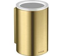 hansgrohe Coupe-dent Axor 42804950 d= 76x114mm, montage mural, laiton brossé
