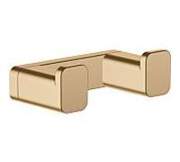 hansgrohe Crochet double AddStoris 41755140 Fixation murale, métal, bronze brossé