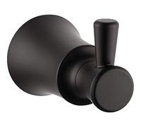 Hansgrohe Crochet simple de 5,1 cm en noir mat, 04788670