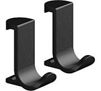 hansgrohe Crochets simples WallStoris 27914670 large, en plastique, 2 pièces, noir mat