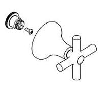 hansgrohe croix Axor Terrano match0 chrome 37995000