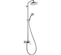 hansgrohe Croma 220 Air 1jet Showerpipe 27222000 mitigeur mécanique chromé
