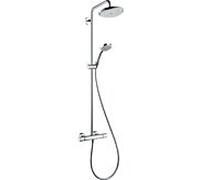 Hansgrohe Tuyau de douche Croma 220 – 1 jet, avec thermostat, chromé – 27185000