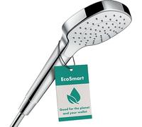 hansgrohe Croma Select E 1jet 26815400 blanc chromé , EcoSmart 9 l, DN15, pommeau de douche Ø110mm