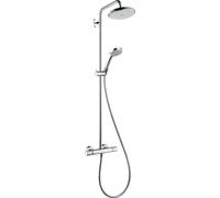 Hansgrohe Croma ensemble de douche mural avec thermostat chrome 27185000