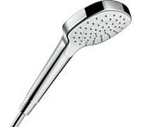 hansgrohe Croma Select E 1jet 26815400 blanc chromé , EcoSmart 9 l, DN15, pommeau de douche Ø110mm