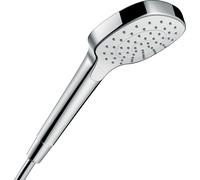 hansgrohe Croma Select E 1jet 26815400 blanc chromé , EcoSmart 9 l, DN15, pommeau de douche Ø110mm