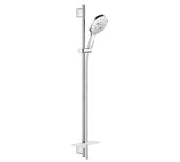 hansgrohe Croma Select E Multi EcoSmart set de douche avec barre de douche 90 cm, blanc/chrome, 26591400