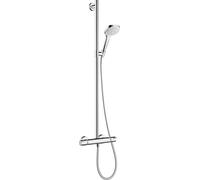 hansgrohe Croma Select E SemiPipe Multi avec thermostat, blanc/chrome, 27248400