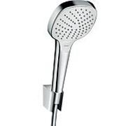 hansgrohe Croma Select E Vario set de bain 26413400 blanc- chromé , pommeau de douche