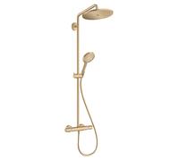 Hansgrohe Ensemble de douche Croma Select S, thermostat, tête 280, douchette 3 jets, bronze brossé