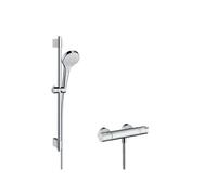 Hansgrohe Croma Select S colonne de douche - thermostatique - avec barre de douche - chromé 27833400