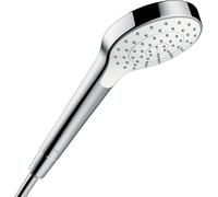 hansgrohe Croma Select S douchette à main 1 jet EcoSmart, blanc/chrome, 26805400