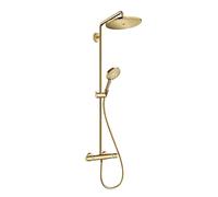 Hansgrohe Croma Select S - Set de douche Showerpipe 280 avec thermostat, EcoSmart, or poli 26891990