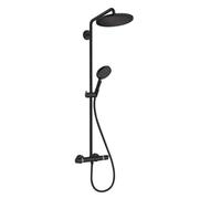 Hansgrohe Croma Select S - Set de douche Showerpipe S 280 avec thermostat, noir mat 26890670