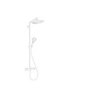 hansgrohe Croma Select S Showerpipe 26891700 avec thermostat et douchette, blanc mat