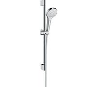 hansgrohe Croma Select S Vario Set de douche « Unica » Crometta 650 mm blanc/chrome, 1 pièce.