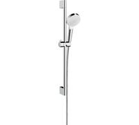 hansgrohe Crometta 1jet/Unica Set de douche 650 mm blanc/chrome, 1 pièce.