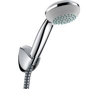 hansgrohe Crometta 85 Kit porte-douche Vario avec flexible de douche 125 cm, chromé, 27558000