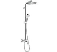 hansgrohe Crometta S 240 Showerpipe 27269000 chromé , 1jet, Ø 24 cm, avec mitigeur monocommande