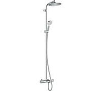 Hansgrohe Ensemble de douche Crometta S 240 avec thermostat douche pluie 240 mm chromé 27320000