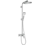 hansgrohe Crometta S Showerpipe 240 1 jet avec mitigeur monocommande, chromé, 27269000