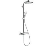 Hansgrohe Crometta ensemble de douche mural avec thermostat chrome 27267000