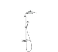 Hansgrohe hansgrohe Showerpipe Crometta E avec thermostat, 1 jet, chrome Quantité:1