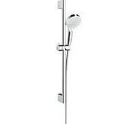 hansgrohe Crometta Vario ensemble de douche 26532400 blanc chromé , avec barre de douche de 65 cm